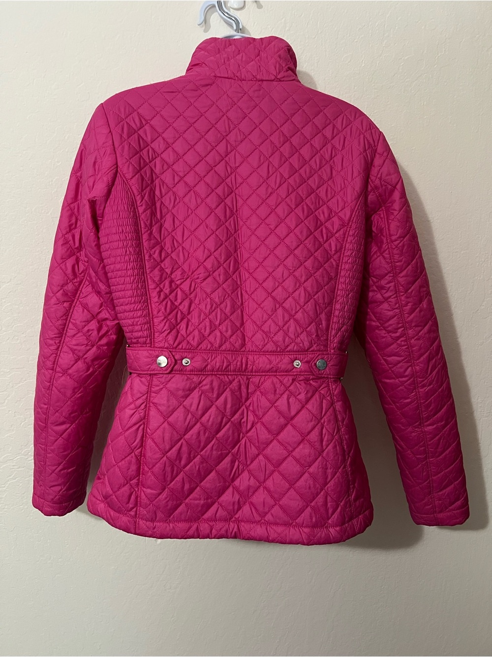 The North Face Women's Quilted Hot Pink Zip Jacket M - Picture 6 of 16